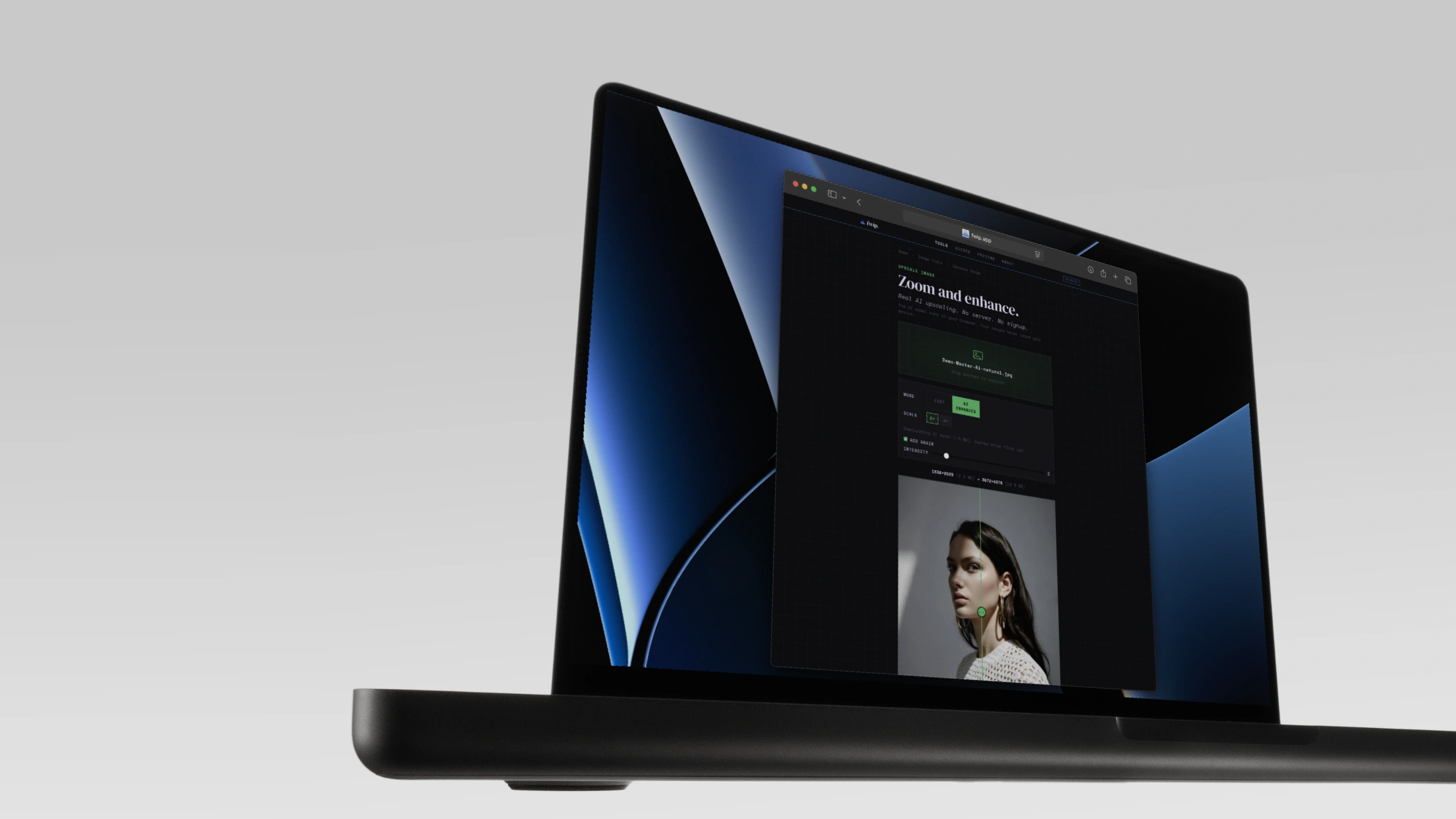 Zoom and enhance.